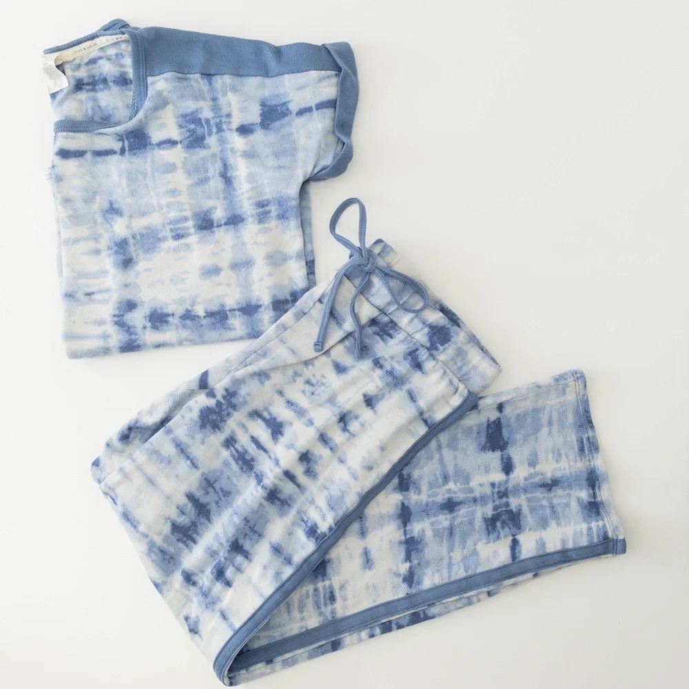 Lucky Brand 2pc Tie-Dye Lounge Wear Set Size XS - Picture 2 of 10